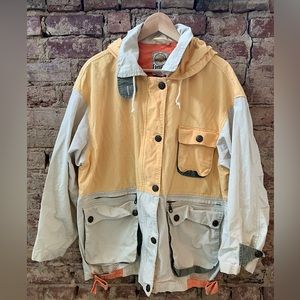 Vintage East West Color block Jacket